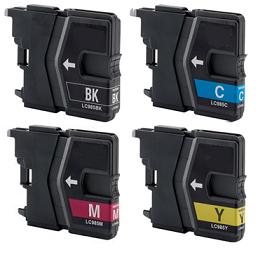 Brother LC985 Full Set of Compatible Inks Black/Cyan/Magenta/Yellow